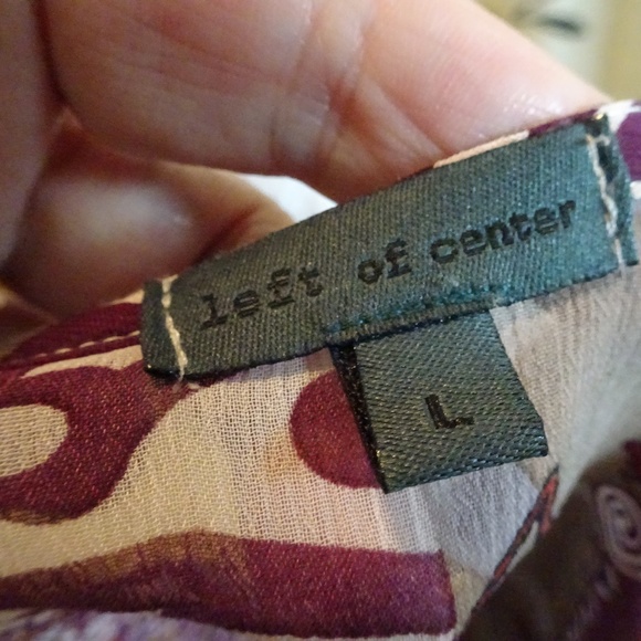 Anthropologie Ladies Size L Paisley Blouse Spring/Summer Deep V-Neck - Picture 8 of 8